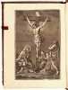Der gekreuzigte Christus – Stich aus dem Messbuch Missale von Cornelio Cornelli (Paris, 1642)